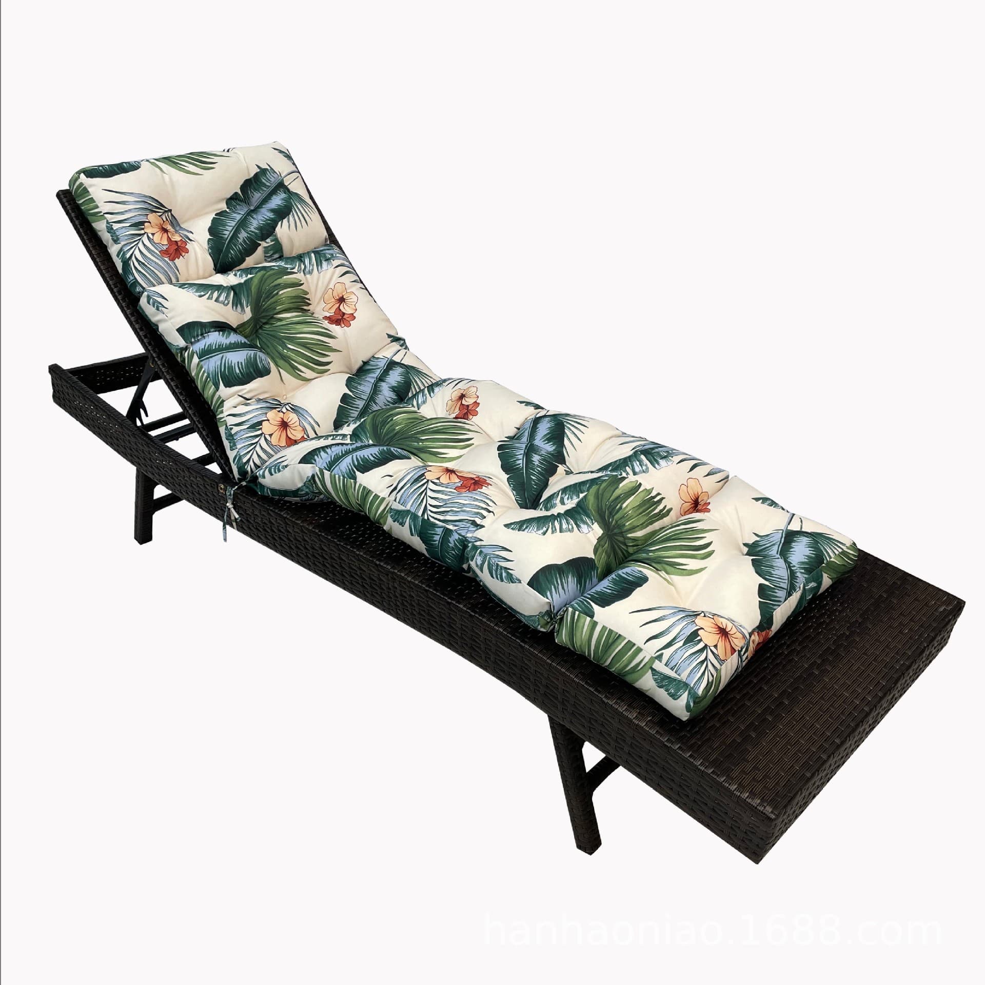 Amazon Outdoor Beach Chair Waterproof Sunscreen Cushion Household Recliner Cushion Rocking Chair Lunch Break Chair Cushion