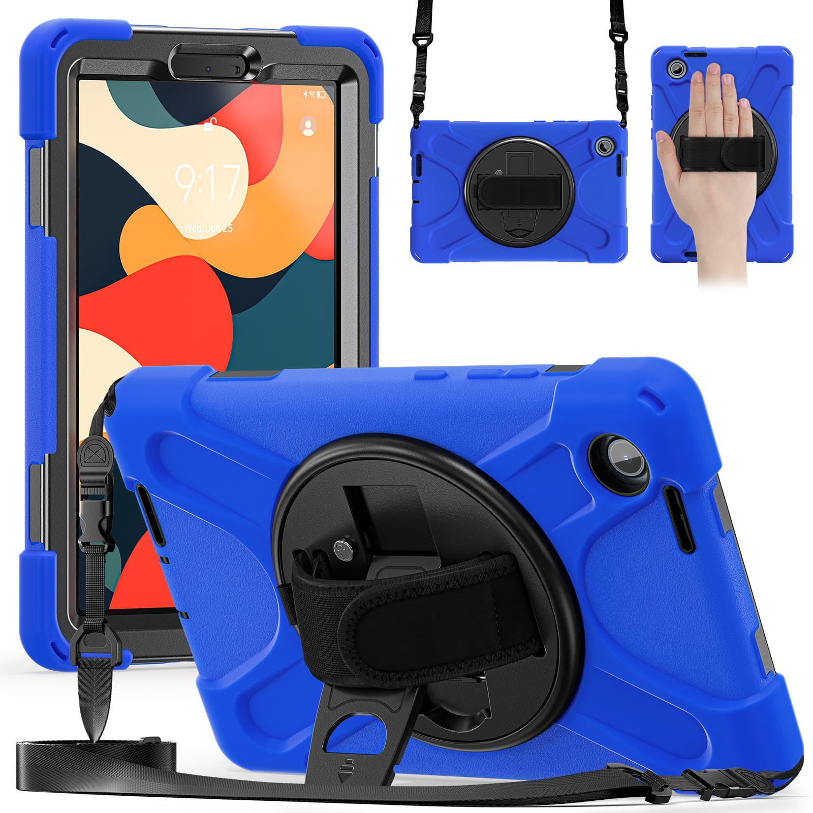 Suitable for Lenovo Tab One Silicone PC Stand Tablet Case Hand Strap Strap 8.7-inch Protective Case 20