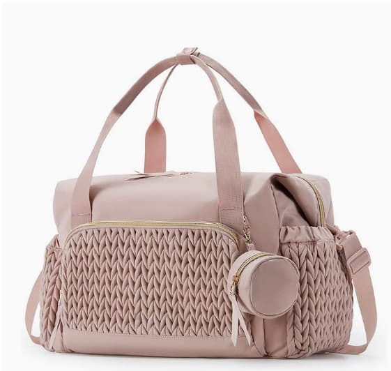 Cross-border Mom Diaper Bag Multifunctional Baby Outing Fashionable Backpack Large Capacity Stroller Hanging Bag