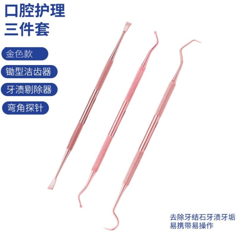Dental Tool Set Probe Tartar Remover Oral Care Mirror Factory Stock
