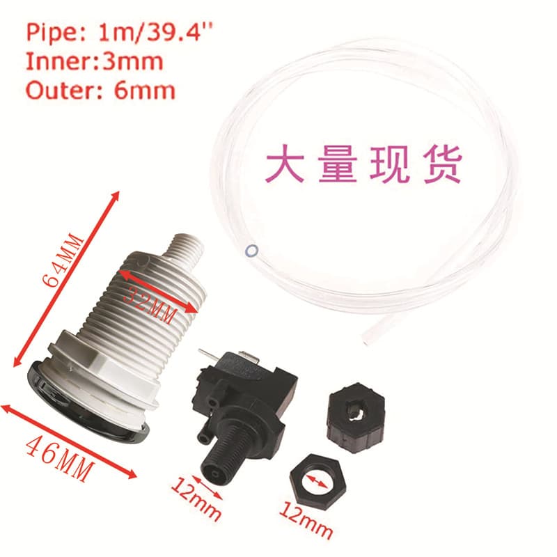 In stock food waste disposer air switch, pool/bathtub pressure switch, intelligent regulating valve, pneumatic switch.