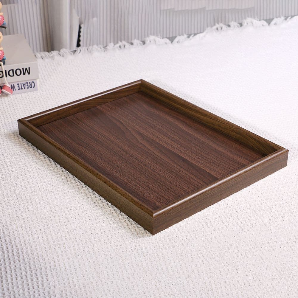 Vintage Tray DIY Craft Decorative Tray Rectangular Storage Tray Hotel Supplies Collectible Tray
