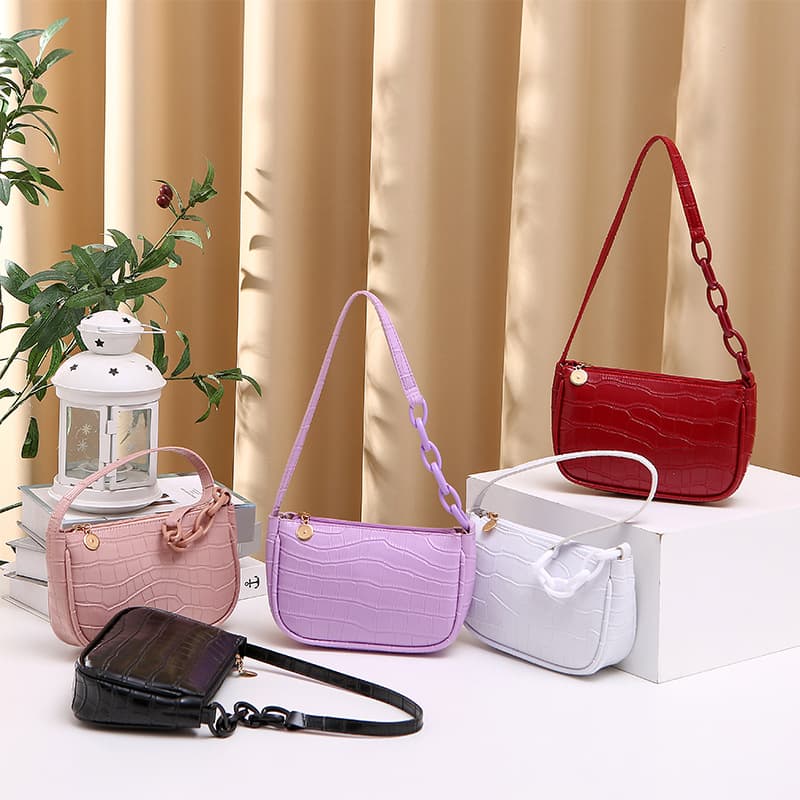 Hobo Underarm Bags 2021 Ladies Handbags Crocodile Print Underarm Bags Fashion Influencer Ladies' Shoulder Bags