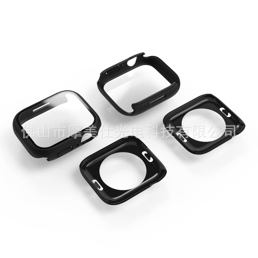 Compatible with Apple Watch Case Waterproof Film Integrated S12/11/10 iWatch 9/8/7/Ultra2/3 Full Coverage Case