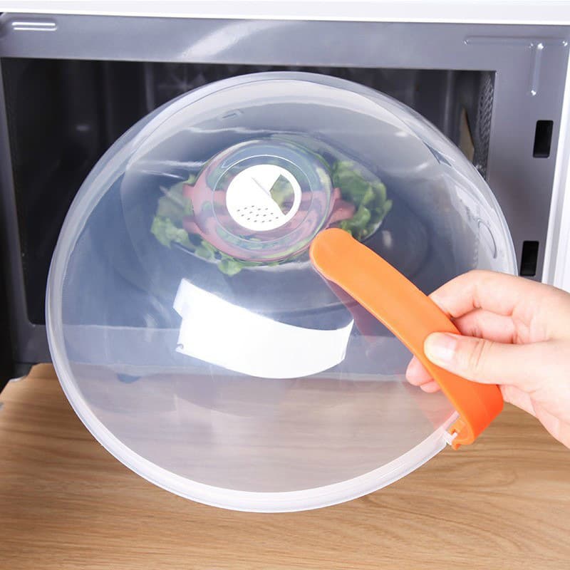 Thickened Microwave Splash Cover, High-Temperature Resistant and Oil-Proof, Household Microwave Oven Cover for Cross-Border Use