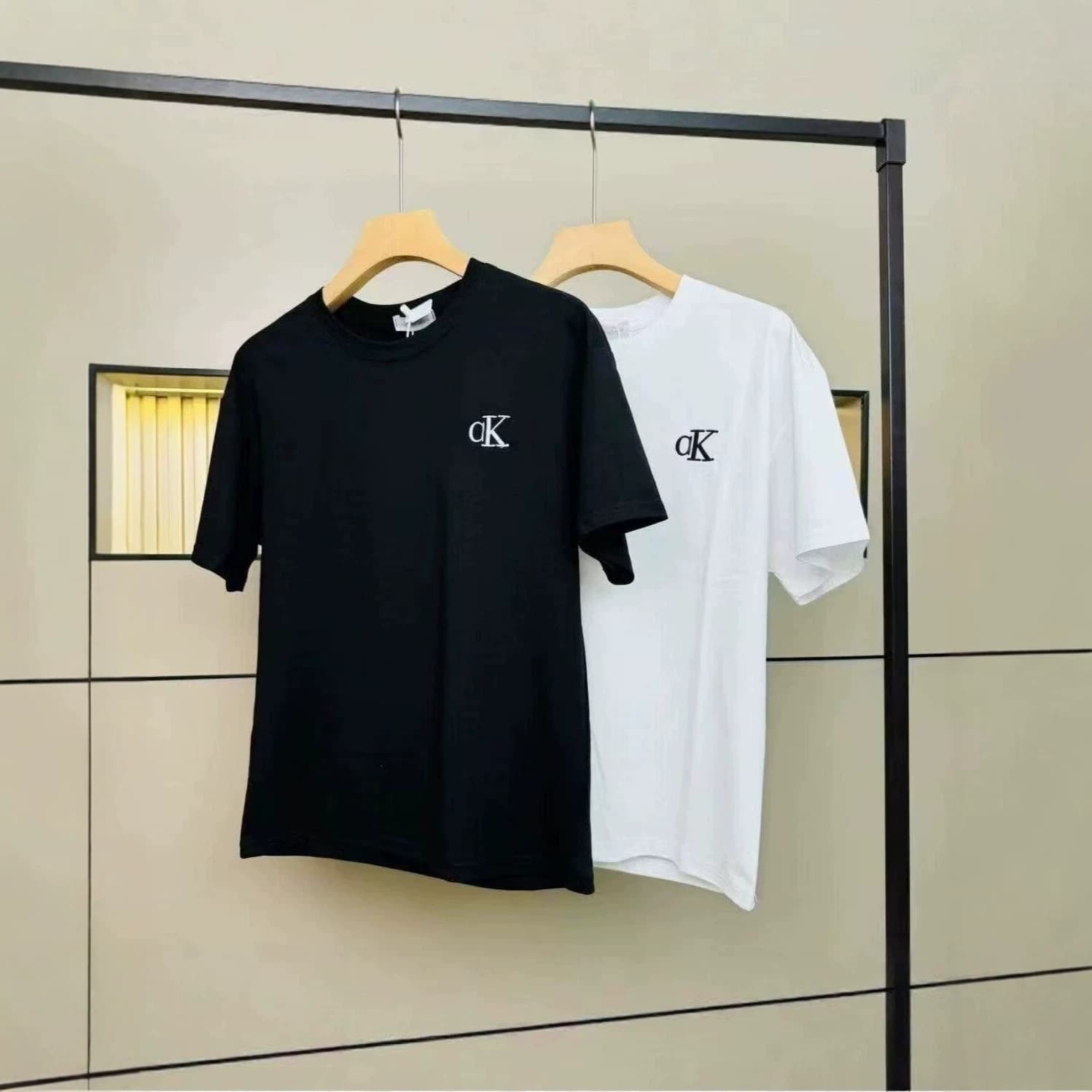 New Summer Men's Short Sleeve T-Shirt Crew Neck Slim Fit Korean Style Versatile Fashion Print Plus Size Tee