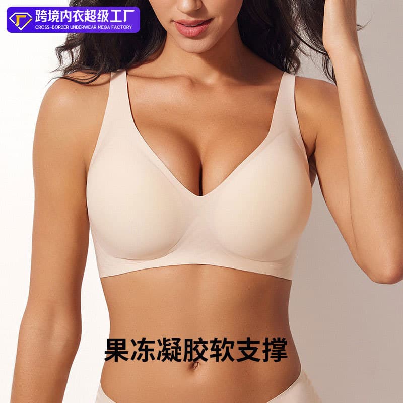 Cross-border European and American large size underwear for women 200 pounds fat mm soft support big breast bra push-up full cup bra