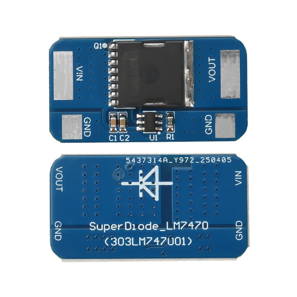 Ideal Diode Module Diode Rectifier Anti-Reverse 5-30V 10A Ideal Diode Module