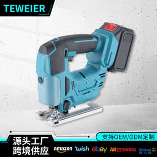 Brushless Cordless Jigsaw Handheld Saw Multifunctional Wood Cutting Machine Cross-border Household Electric Jigsaw