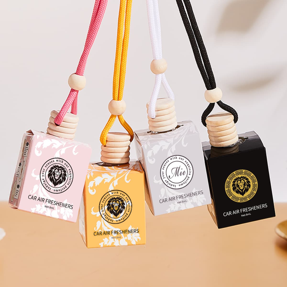 Cross-border Exclusive FORMBO Mini Car Perfume Air Freshener Hanging Ornament Alcohol-Free Refreshing Car Fragrance