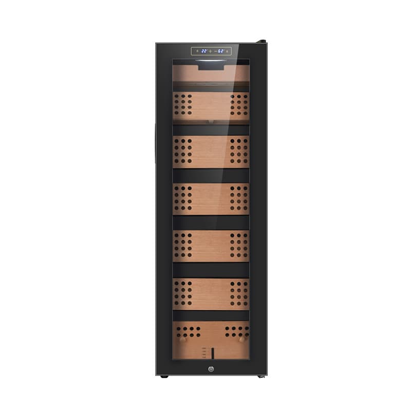 Romeoy Julieta compressor, constant temperature and humidity cigar cabinet, refrigerated cabinet, Spanish cedar wood, quiet operation.