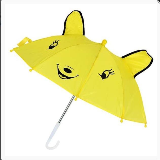 Umbrella wholesale starting from 10 pieces, 30cm children's ear toy umbrella, cartoon two-ear kids' umbrella
