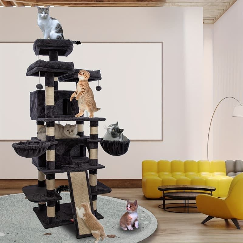 2026 New Cross-border Drop Shipping 68-Inch Large Multi-Level Cat Tree
