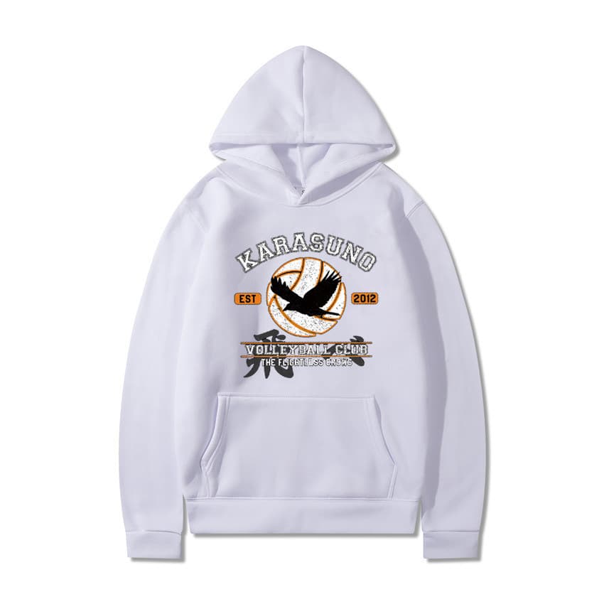 2024 Cross-border Haikyuu!! Volleyball Boys Cartoon Japanese Anime Print Loose Hoodie Men's Hooded Sweatshirt