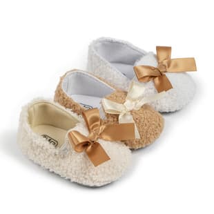 New Cross-Border 0-1 Year Baby Shoes Bowknot Bean Shoes Casual Non-Slip Baby Shoes