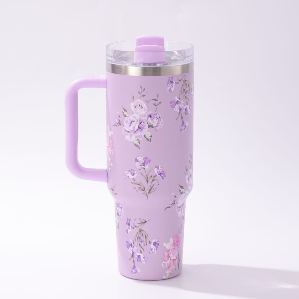 Cross-border 3D Printed 304 Ice Master Cup Creative Ancient Style Double-layer Insulated Cup with Handle Car-mounted 304 Stainless Steel Car Cup