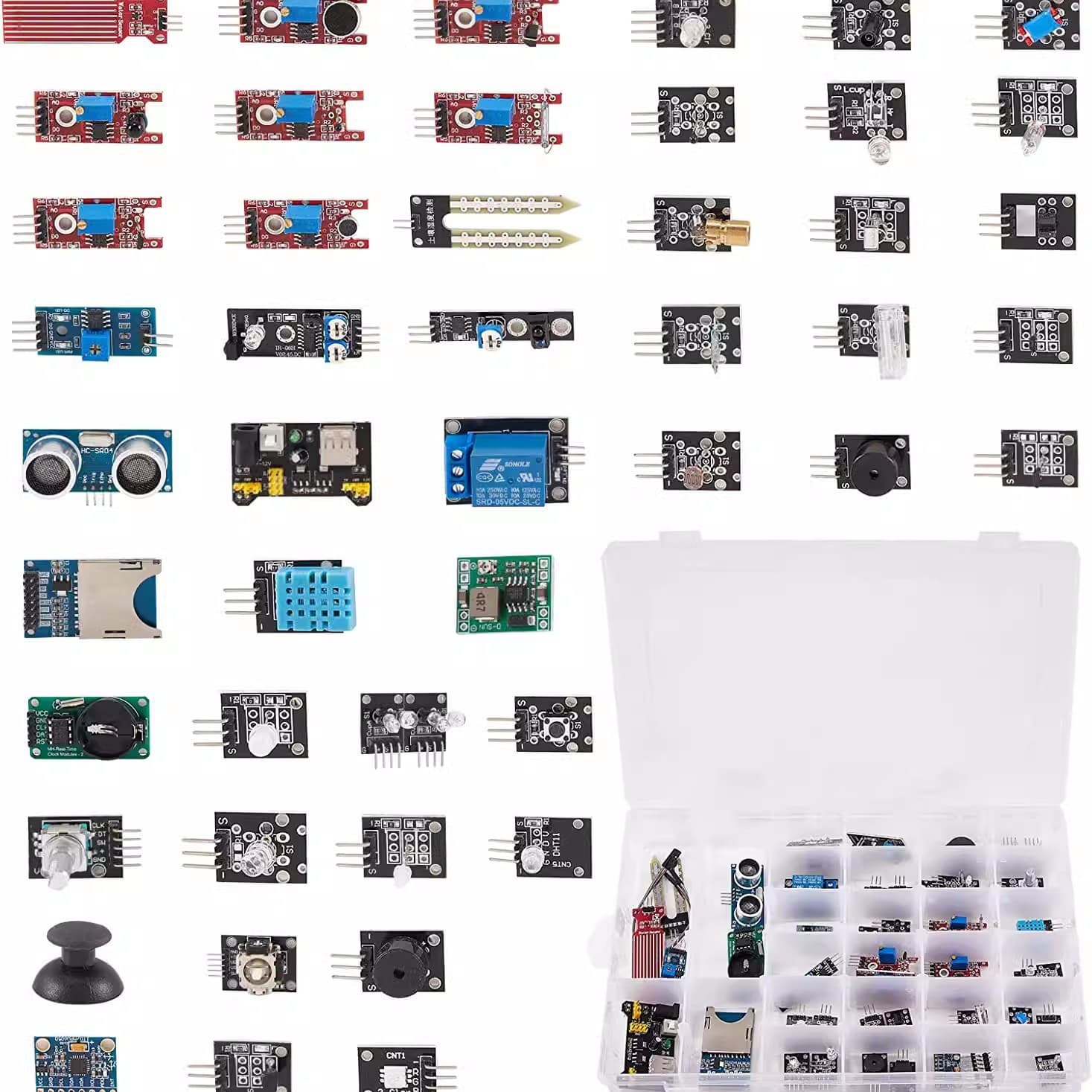 16/37/45 Sensor Kit for Raspberry Pi UNO R3 Compatible Arduino Smart Car