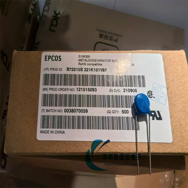 B72210S321K101V87 S10K320 320Vac 10D561 560V Epcos Voltage Sensitive Resistor