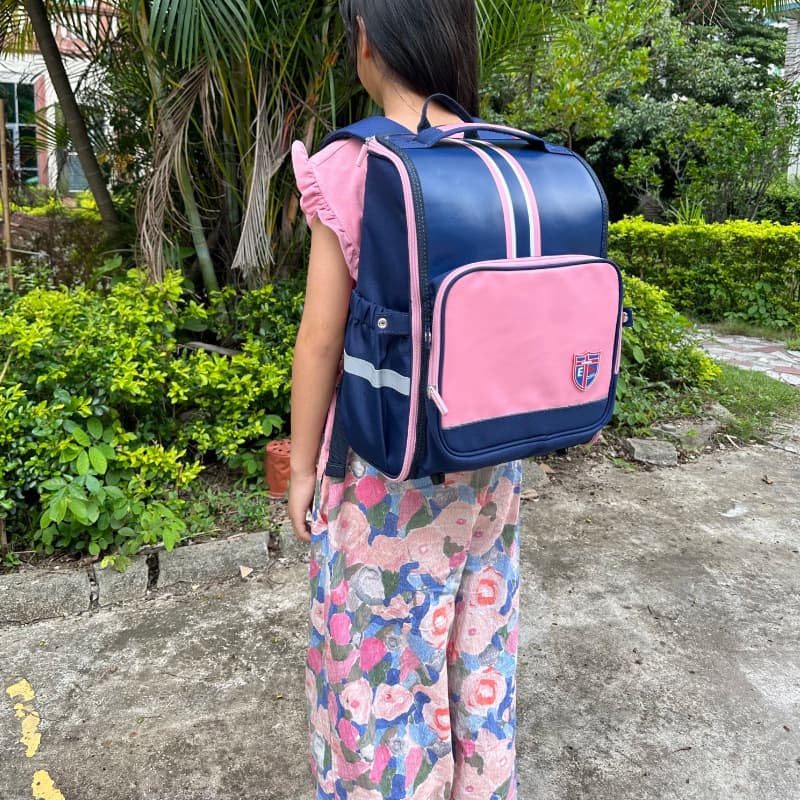British-style Ultra-light Large Capacity Multi-compartment Backpack for Elementary Students