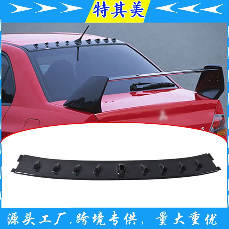 Shark Fin Rear Roof Vortex Spoiler Wing for Mitsubishi Lancer EVO 7 8 9 2003-2007