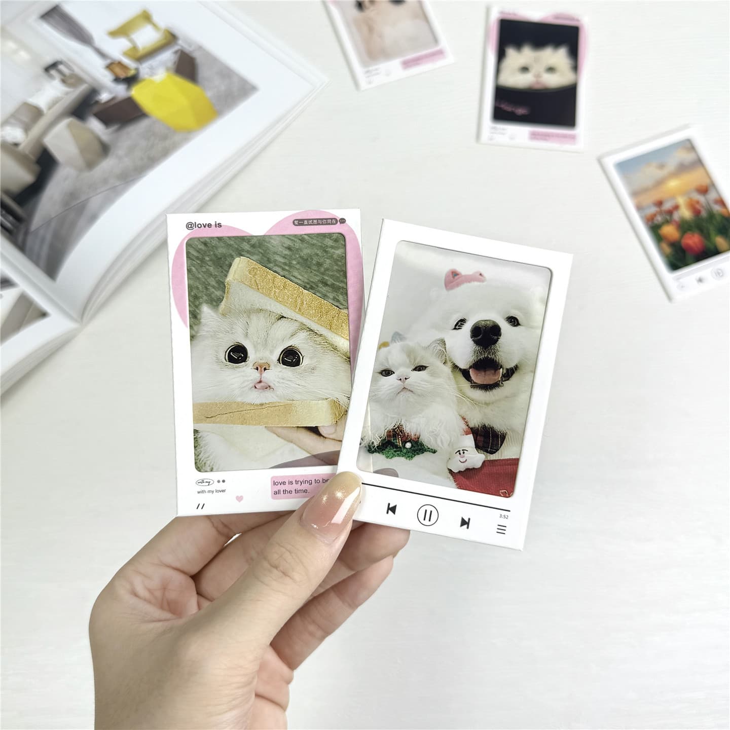 Polaroid series reversible film holder, film film holder, slide empty clip, paper frame film film holder