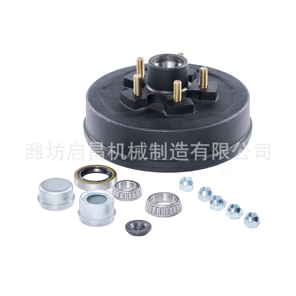 Australian Trailer Accessories Camping Trailer Brake Drum 10-inch Brake Hub Brake Hub with Bearing Spare Parts