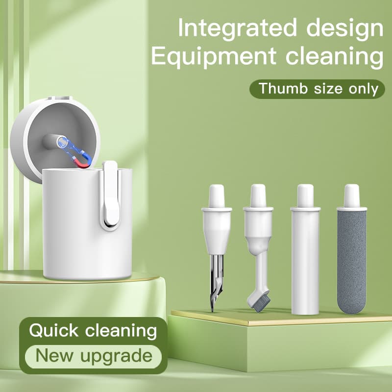 Premium Q5D earphone cleaning pen set mini portable phone gap cleaning soft brush tool kit gift