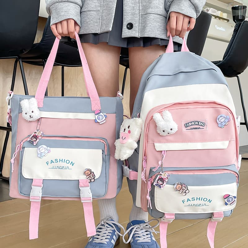 Small fresh ins durable primary school students junior high school students new large capacity backpack fourth grade girls school bag