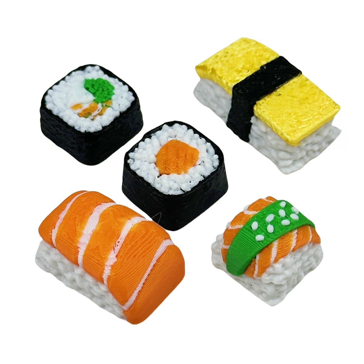 Cross-border Custom Resin Food Sushi Keycap Handmade Play Food Cross Stem Mechanical Keyboard Keycap Single