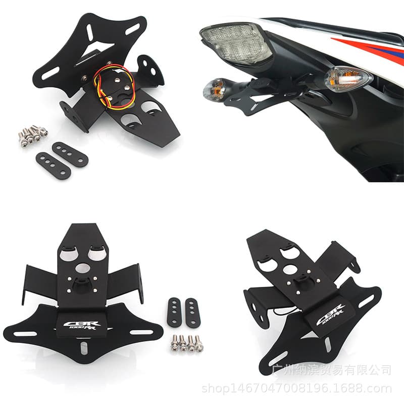 Compatible with Honda CBR1000RR CBR1000 CBR 2008-2016 Rear License Plate Holder Bracket