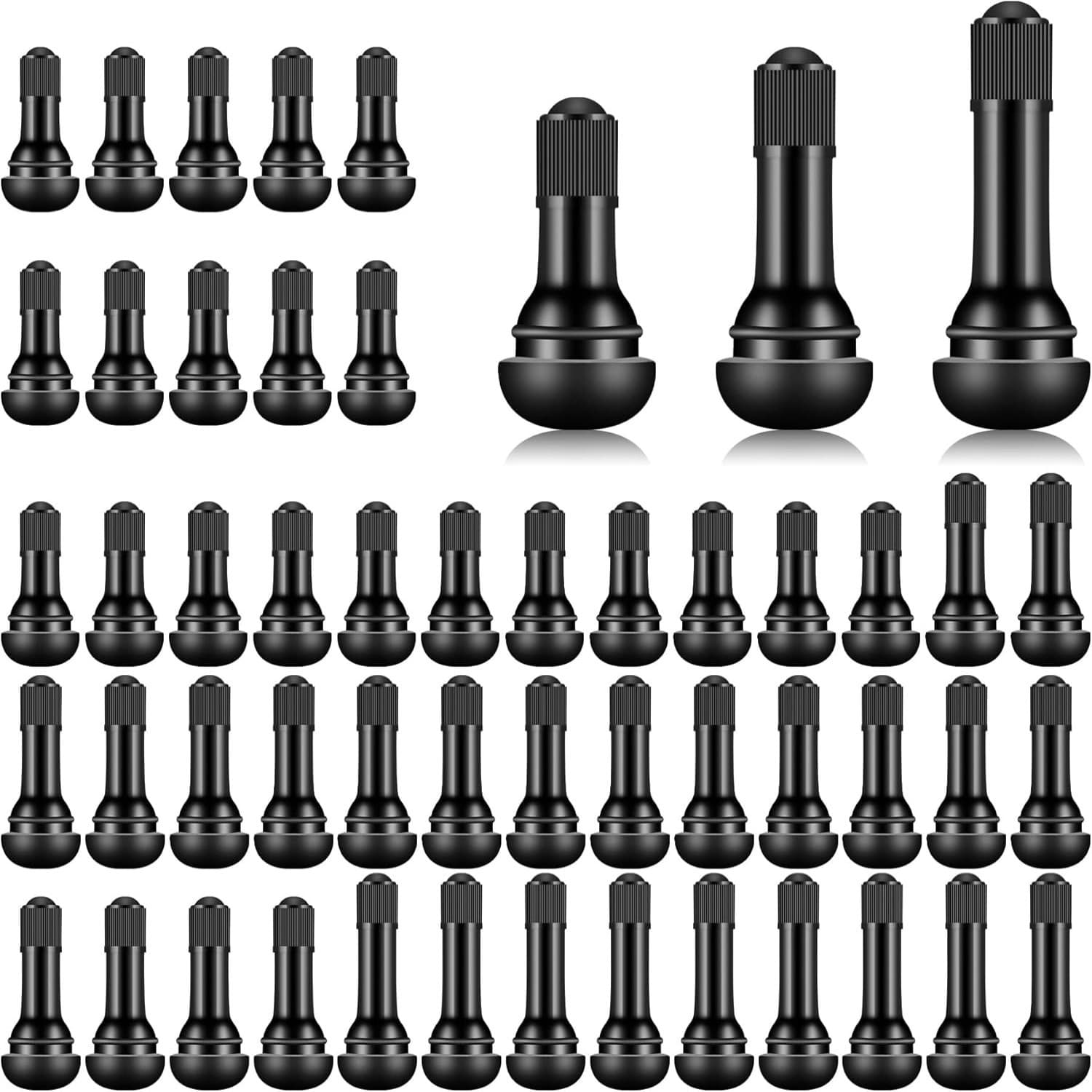 TR412 TR413 TR414 tire valve rubber black spring snap valve