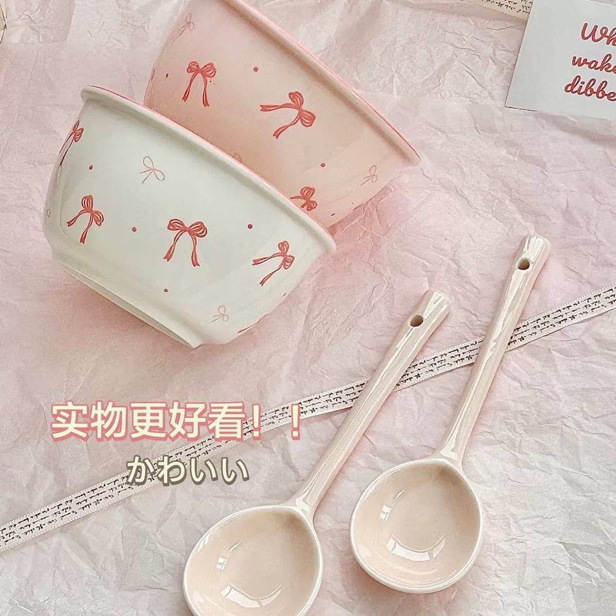 2026 Christmas Hello Kitty Strawberry Bow Cake Bowl 4.5 Inch Creative Strawberry Decorated Cake Bowl