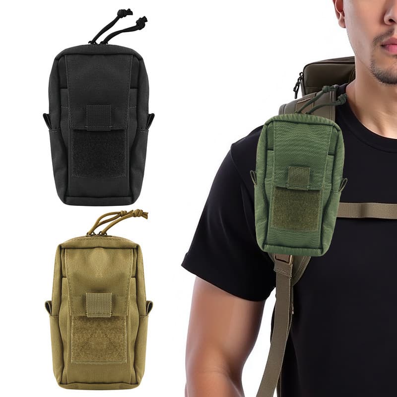 Cross-Border Hot Selling Outdoor Storage Strap Phone Bag Multi-Functional Military Tactical First Aid Kit Outdoor Walkie-Talkie Bag