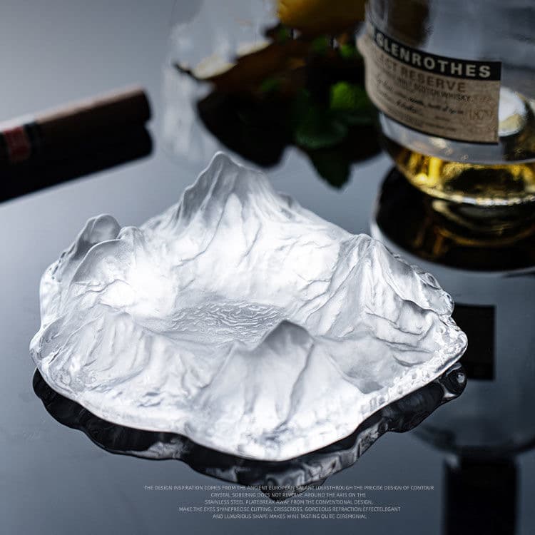 Creative Personalized Ashtray for Office, Bar, Hotel, Glacier Style, Japanese Mount Fuji Design, Office Home Use