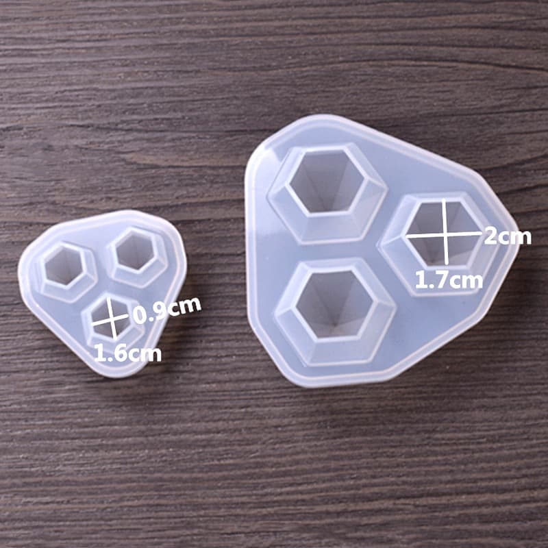 DIY Silicone Mold for Handmade Crafts - Small Diamond Mold for Pendant Decorations, Epoxy Resin Mold
