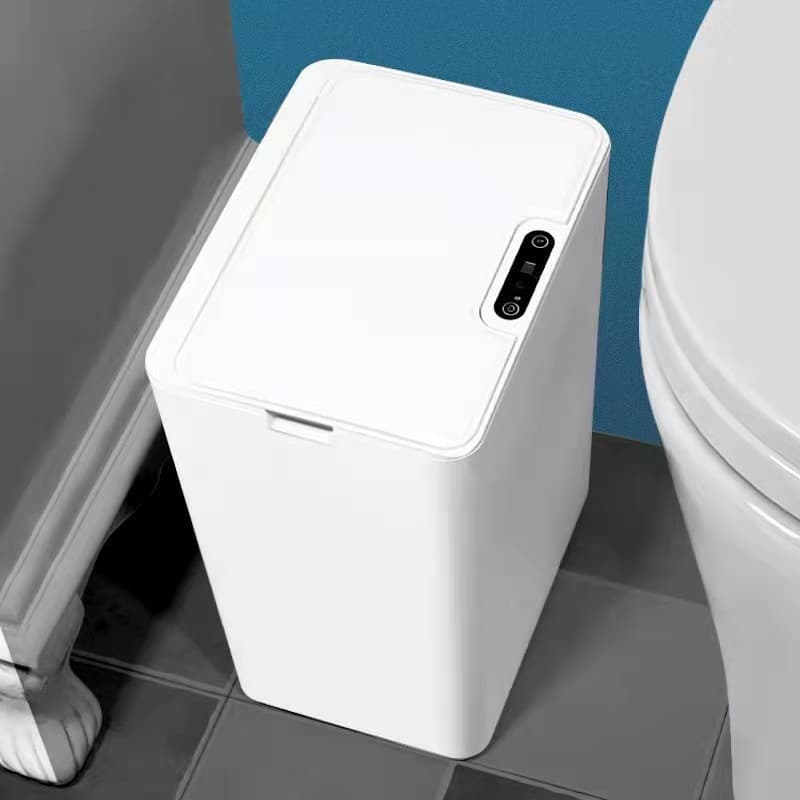 Smart trash can, automatic sensor, suitable for home use, toilet, kitchen, living room, bedroom, and medical waste bins, simple and electric.