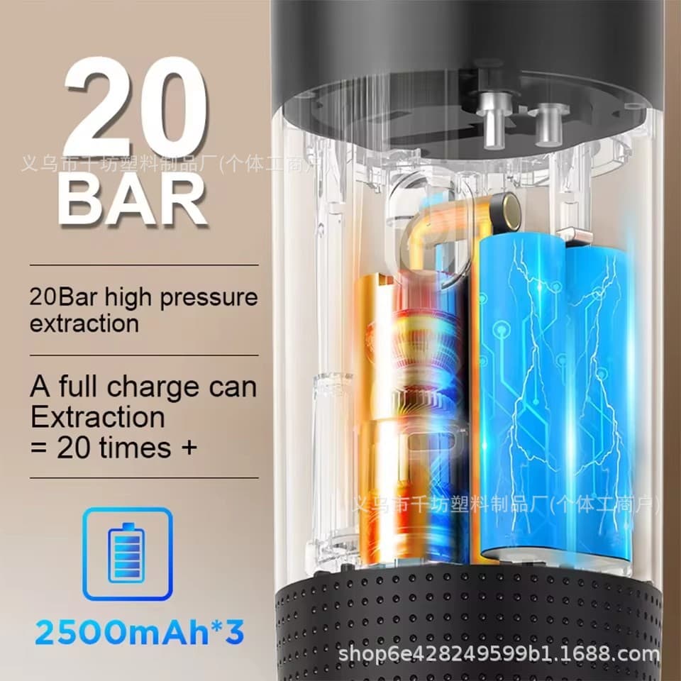 Home Italian Pump Pressure Electric Capsule Machine Portable Capsule Coffee Machine Automatic Heating Outdoor Multifunctional