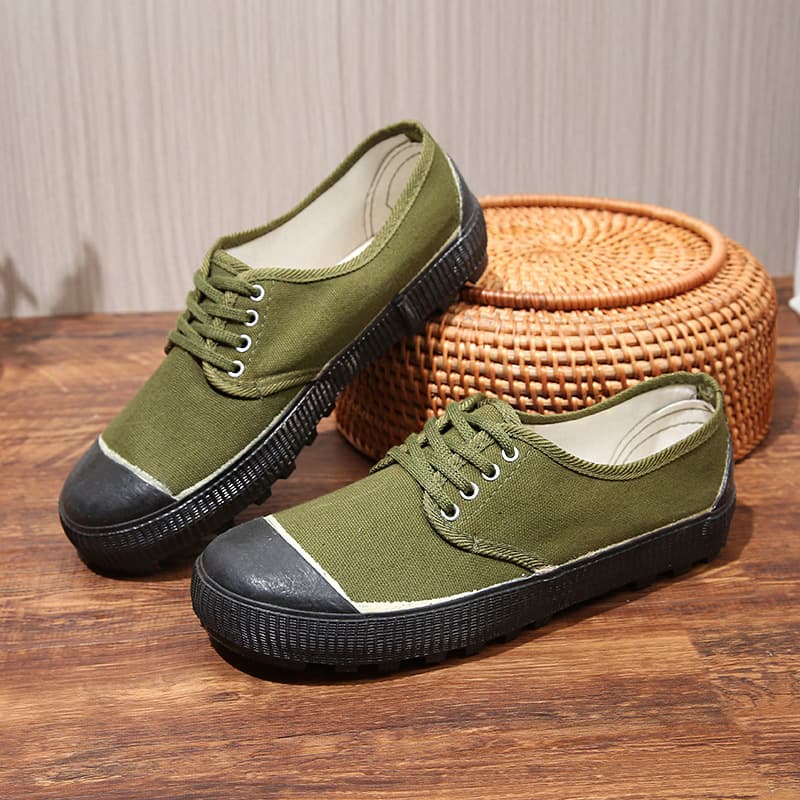 Non-slip Slip-on Flight Shoes Rubber Shoes Sneakers Outdoor Casual Shoes Work Safety Shoes Liberation Shoes Unisex Cloth Shoes Comfortable