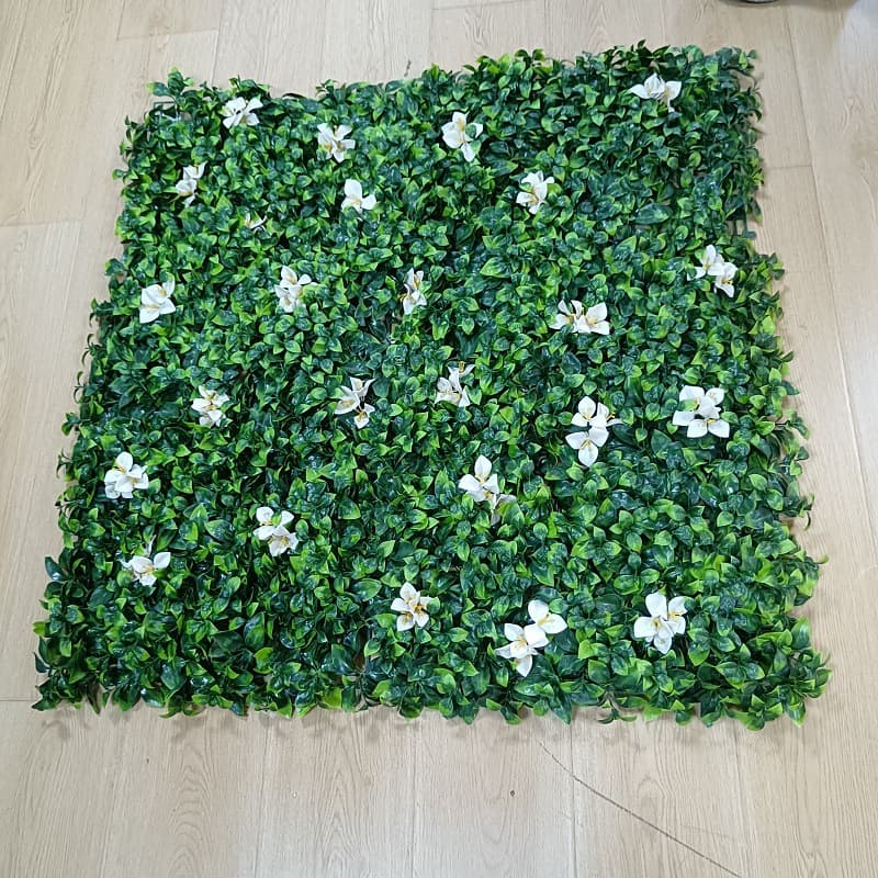 Anti-oxidation Artificial Plant Wall Greenery for Commercial Decoration Living Room Balcony Background Wall Decor 100*100