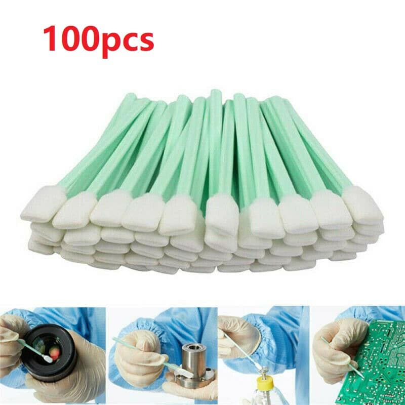 100pcs dust-free purification cloth cleaning swabs suitable for electronic and optical product wiping sticks WT01