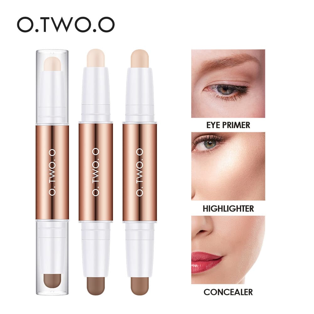 O.two.o Shaping Light Shadow Dual-headed Contouring Stick Sc030 Clavicle Shadow Pen Facial 3d Highlight Concealer