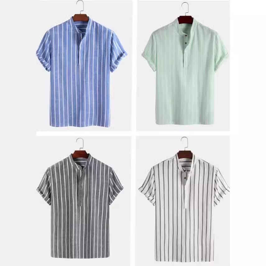 2026 Exclusive for Amazon, Independent Stores, Pinduoduo: Large Quantities of Summer Men's Short-Sleeve Shirts in Stock