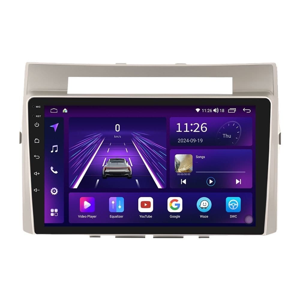 Cross-border car navigation 04-09 Corolla Verso large screen Android navigation Bluetooth wireless Carplay
