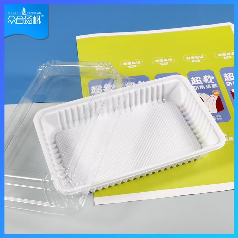 Thickened Rectangular Chicken Cake Box, Super Soft Milk Horn Cake Baking Pastry Box, Cake Roll Mochi Packaging Box