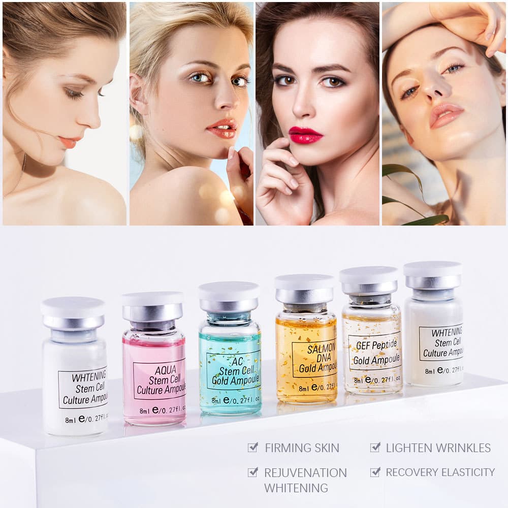 Microneedle BB Glow Foundation Serum Set, BB Glow Foundation, Korean Semi-Permanent Skin Foundation