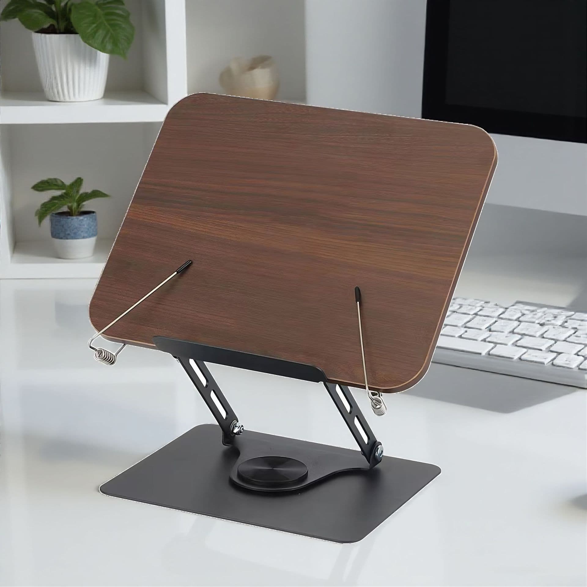 Reading bookshelf desktop bed notebook tablet acrylic heightening reading shelf student reading shelf