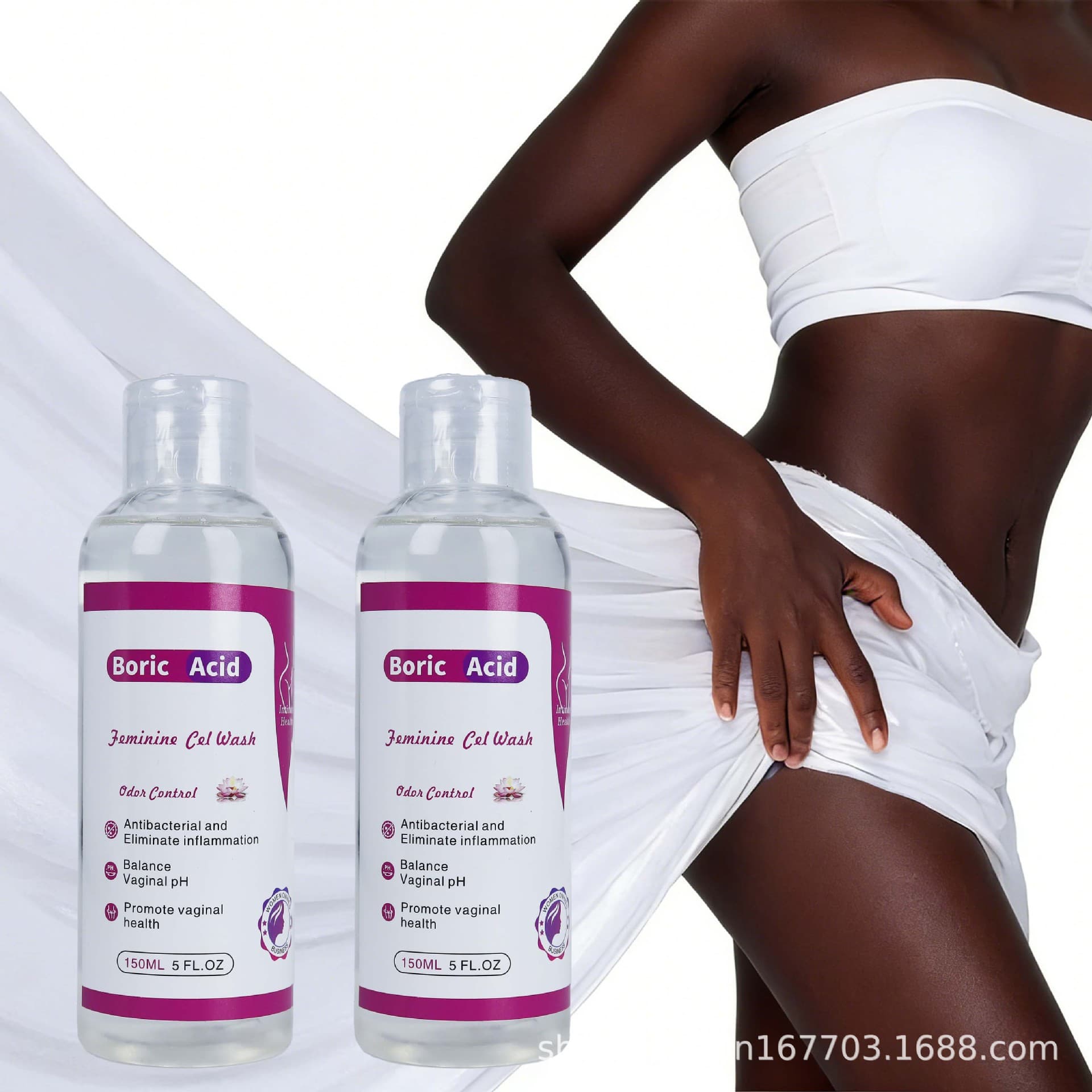 Feminine Foam yoni wash Boric Acid wash vaginal foreign trade
