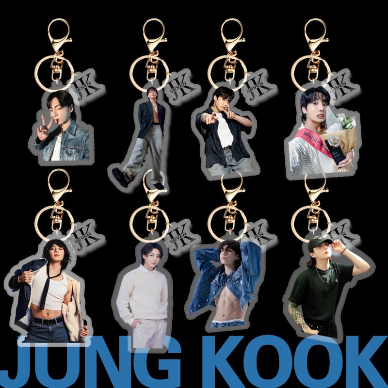 B Jungkook JungKook new album Seven acrylic keychain pendant pendant with the same style