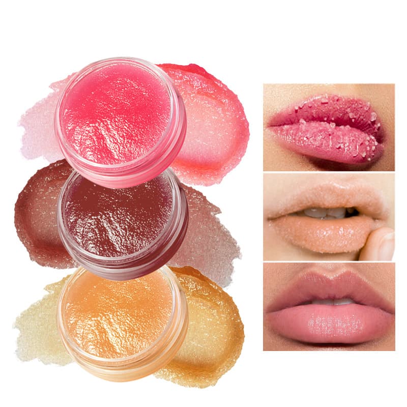 Pudaier Lip Scrub (Cross-border) Exfoliates, Reduces Lip Lines, Removes Dead Skin, Gentle and Moisturizing Lip Balm