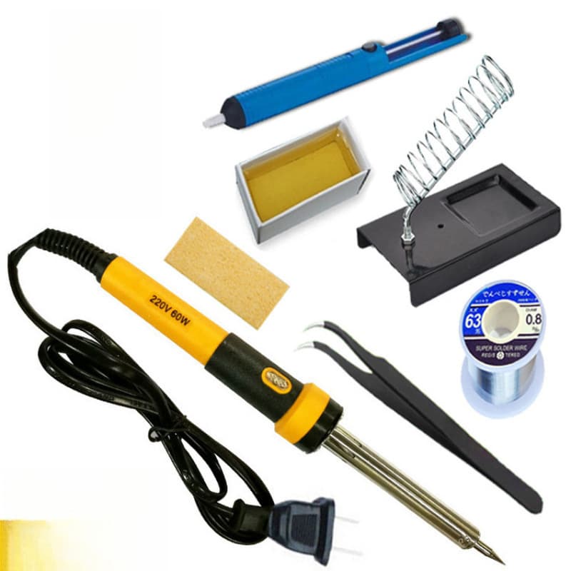Soldering Iron Kit Household Constant Temperature Electric Soldering Pen Student School External Heating Electric Soldering Iron Welding